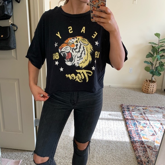 Grayson Threads Tops - SOLD Easy tiger graphic tee